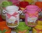 Lembrancinha Cocoricó Mini Leiteira Leiteirinha 400 Ml + Tag