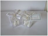 Lembrancinha 10 Caixinhas Em Mdf + Mini Terço Ou Sabonetinho